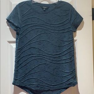 Green and black ripple detail Simply Vera top